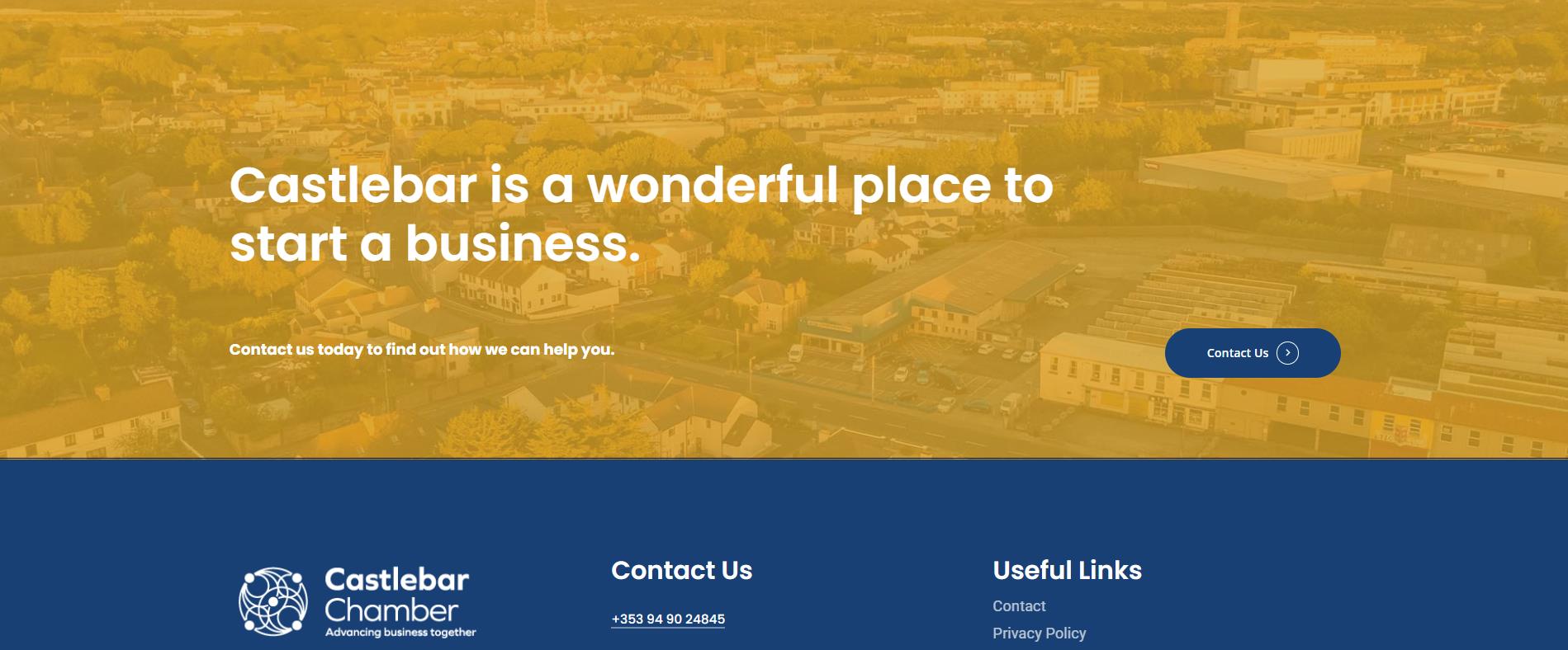 Chamber of Commerce website design by Avenir